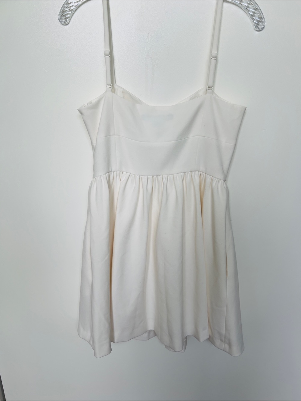 French Connection women’s ivory Spaghetti Strap Summer Mini Dress - Picture 6 of 6